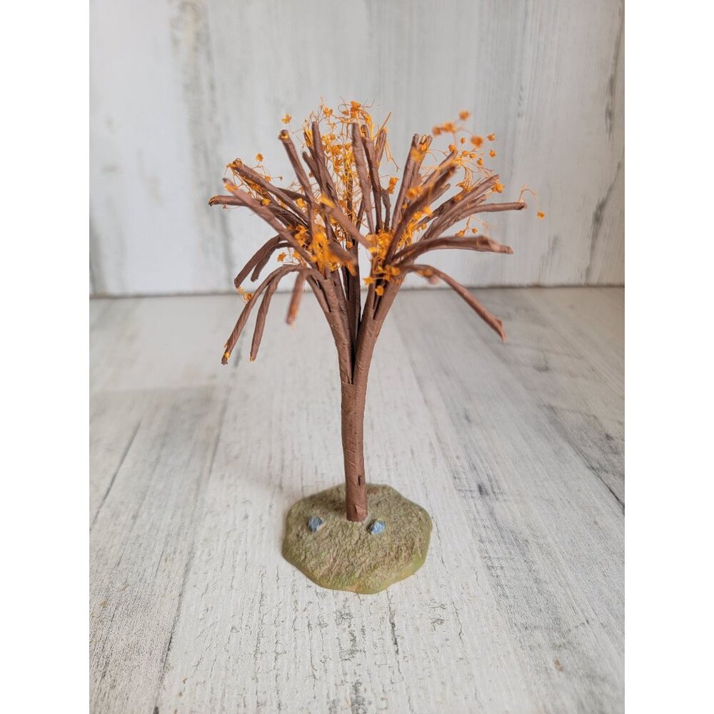 Fall bare branch orange leaf tree‎ Village accessory xmas